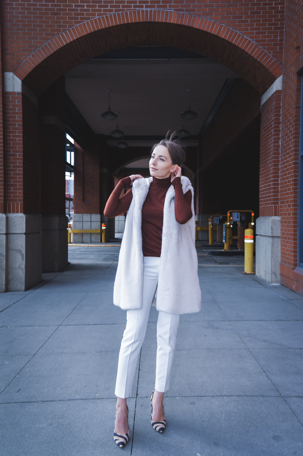white pants in winter